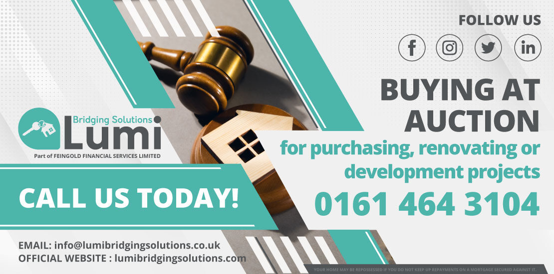 Buying at auction and need funds quickly or stop-gap funding to complete that purchase, renovation or development project?